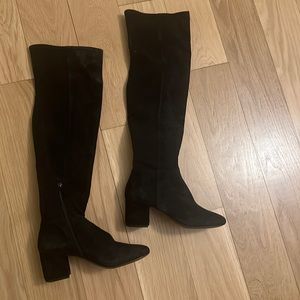 Cole Haan Black Over the Knee Boots, 7.5